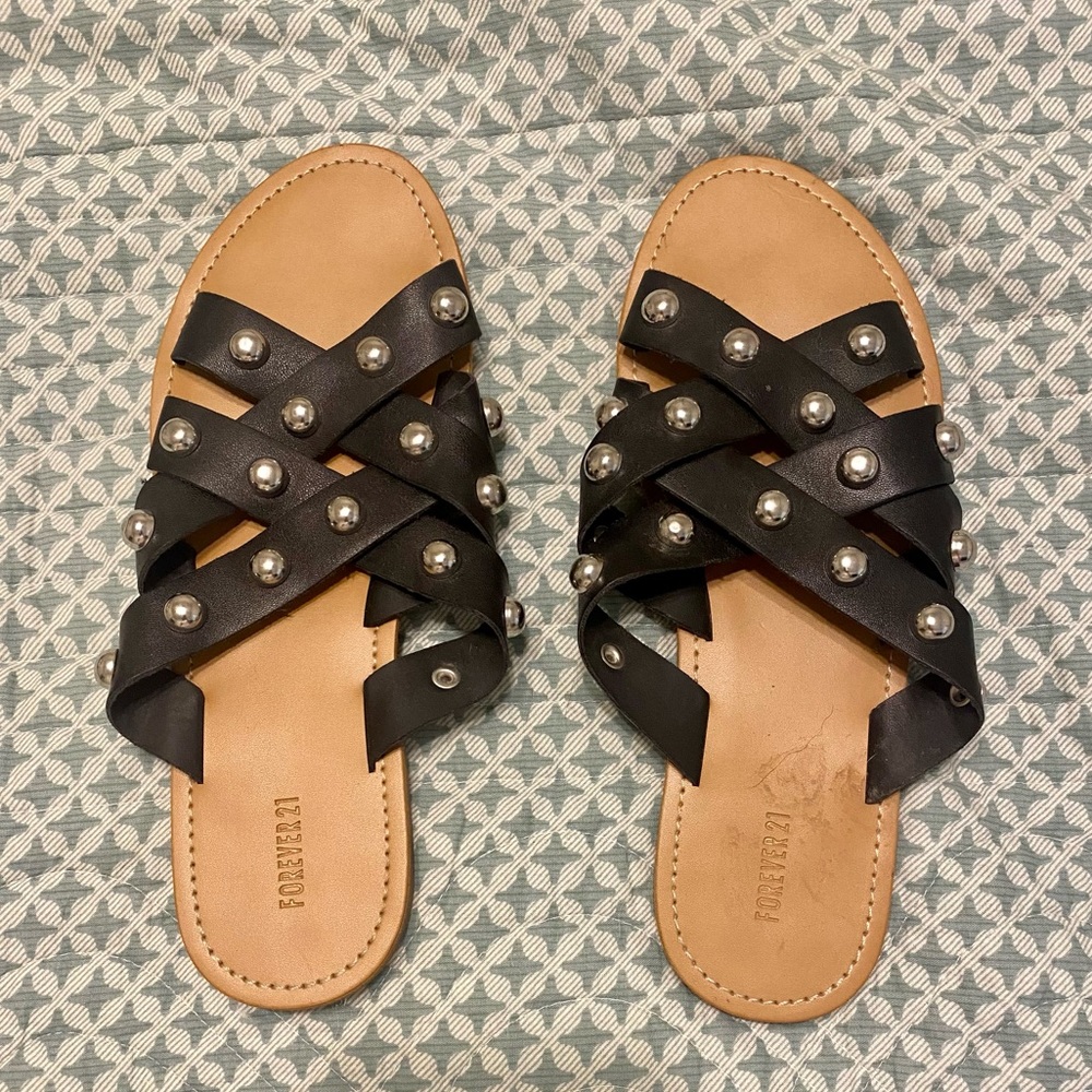 Forever 21 studded sandals